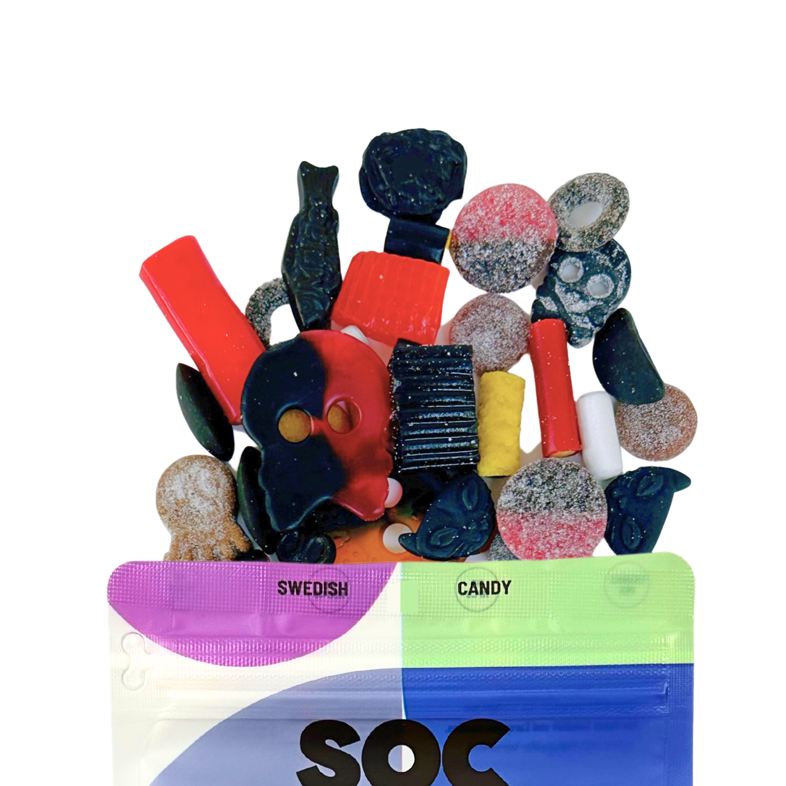 Sockerbit 'Licorice Mix' Swedish Candy – Gemini Bottle Co.