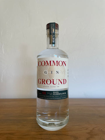 Common Grounds Basil & Elderflower Gin (750ml)