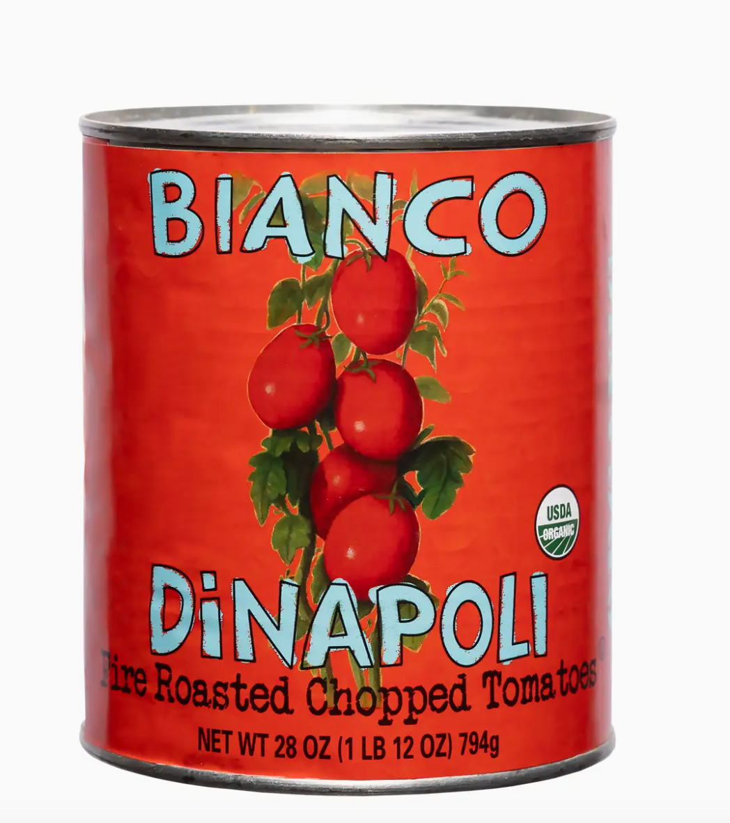 Bianco DiNapoli Organic Fire Roasted Chopped Tomatoes (28oz