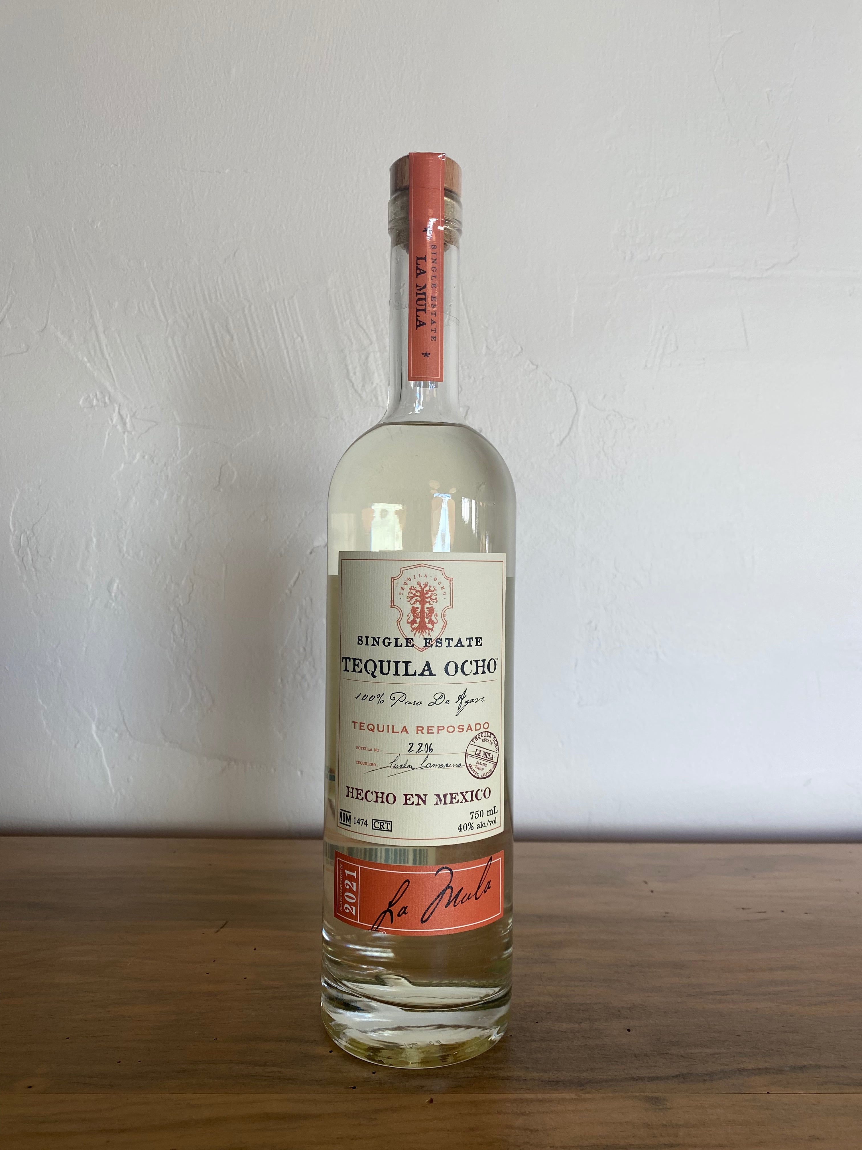 Tequila Ocho Single Estate Cerro Grande Tequila Reposado Gemini