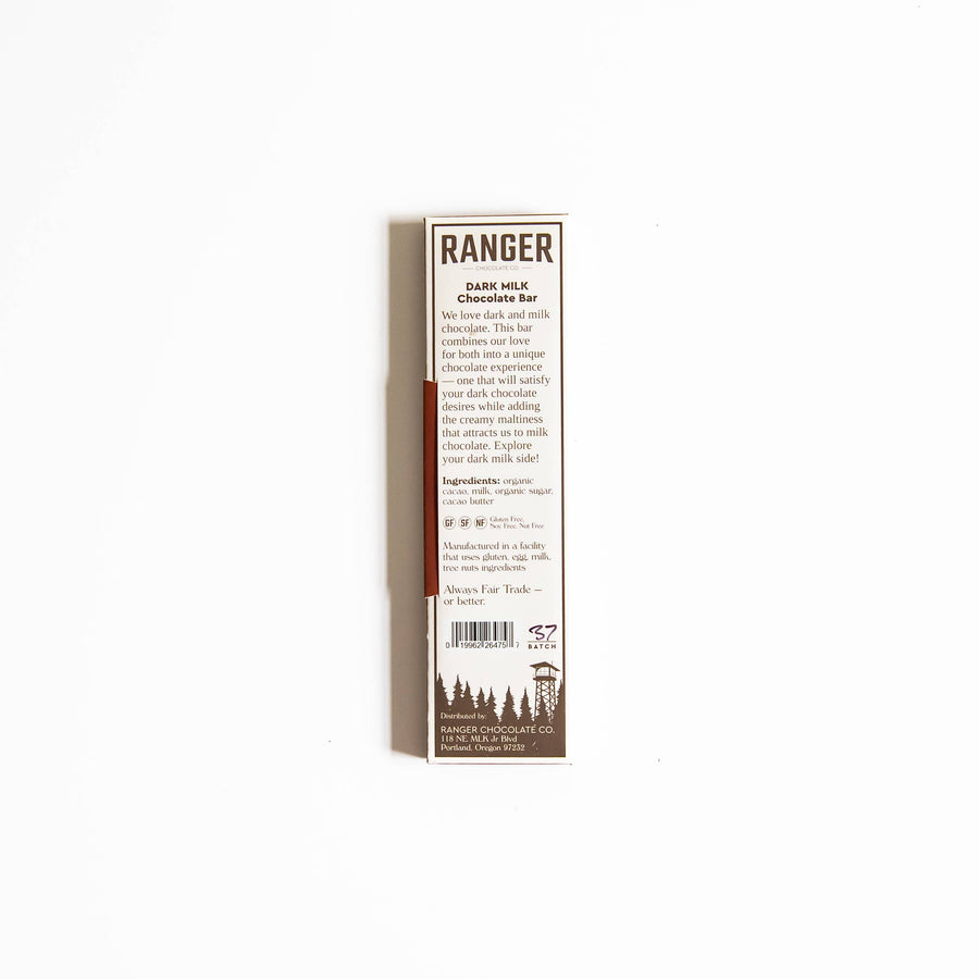 Ranger Chocolate Co. Dark Milk Chocolate Bar