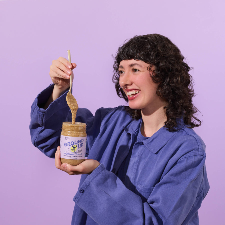 Ground Up 'Triple Nut Crunch' Nut Butter (Almond/Cashew)