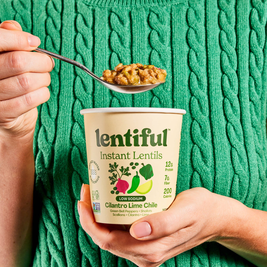 Lentiful 'Low Sodium Cilantro Lime Chile' Instant Lentils