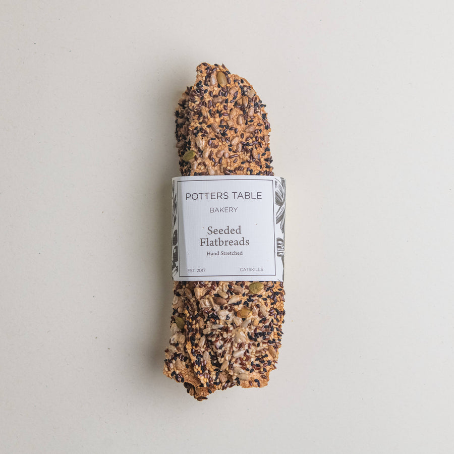 Potter's Table Seeded Olive Oil Flatbreads