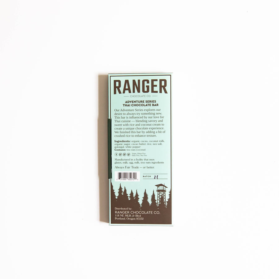 Ranger Chocolate Co. Thai Chocolate Bar