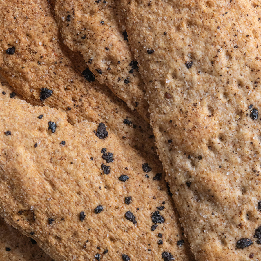 Potter's Table Cured Olive & Cracked Pepper Flatbreads