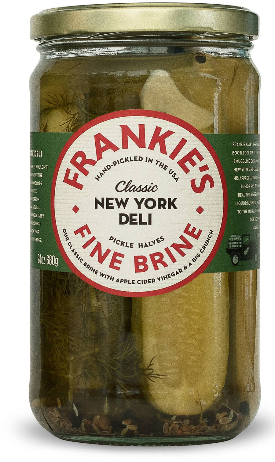 Frankie's Fine Brine NYC Deli Pickle 