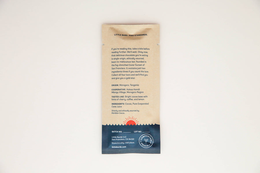 Little Burde Tanzania Kokoa Kamili 71% Dark Chocolate Bar