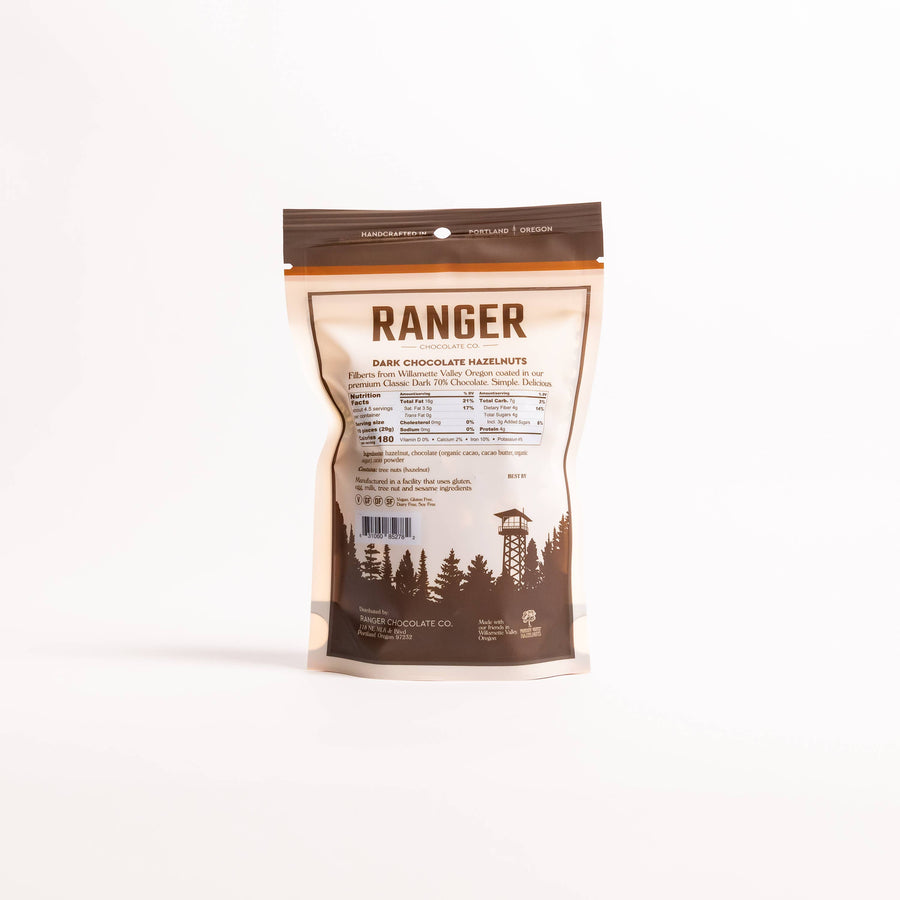 Ranger Chocolate Co. Dark Chocolate Hazelnuts