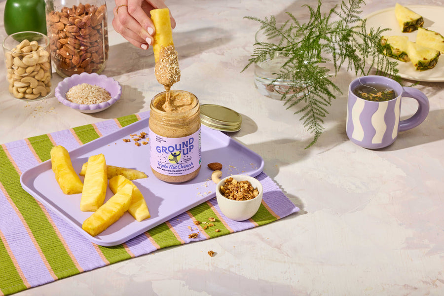 Ground Up 'Triple Nut Crunch' Nut Butter (Almond/Cashew)