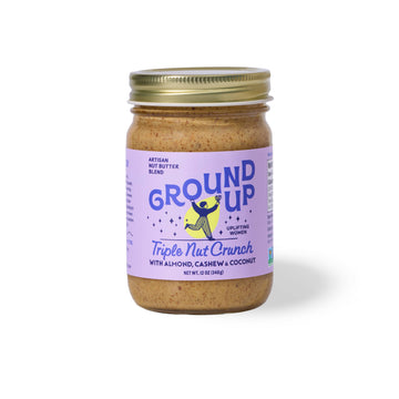 Ground Up 'Triple Nut Crunch' Nut Butter (Almond/Cashew)
