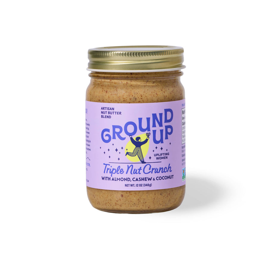 Ground Up 'Triple Nut Crunch' Nut Butter (Almond/Cashew)
