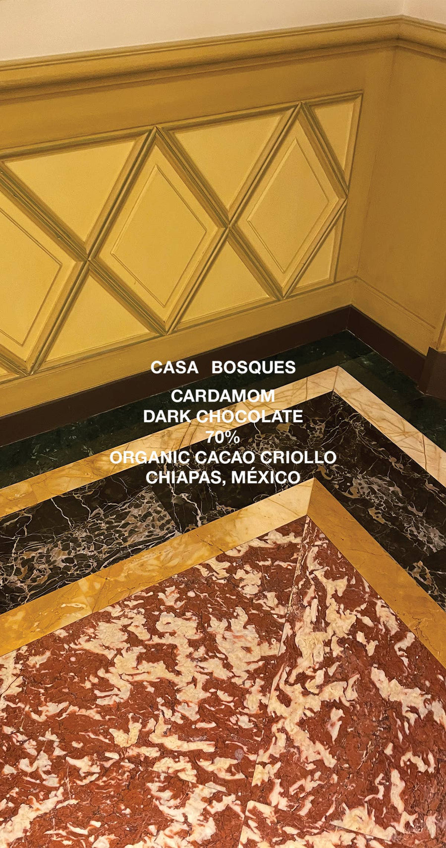 Casa Bosques Cardamom Dark Chocolate