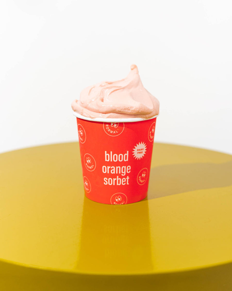 Normal Ice Cream Vegan Blood Orange Sorbet