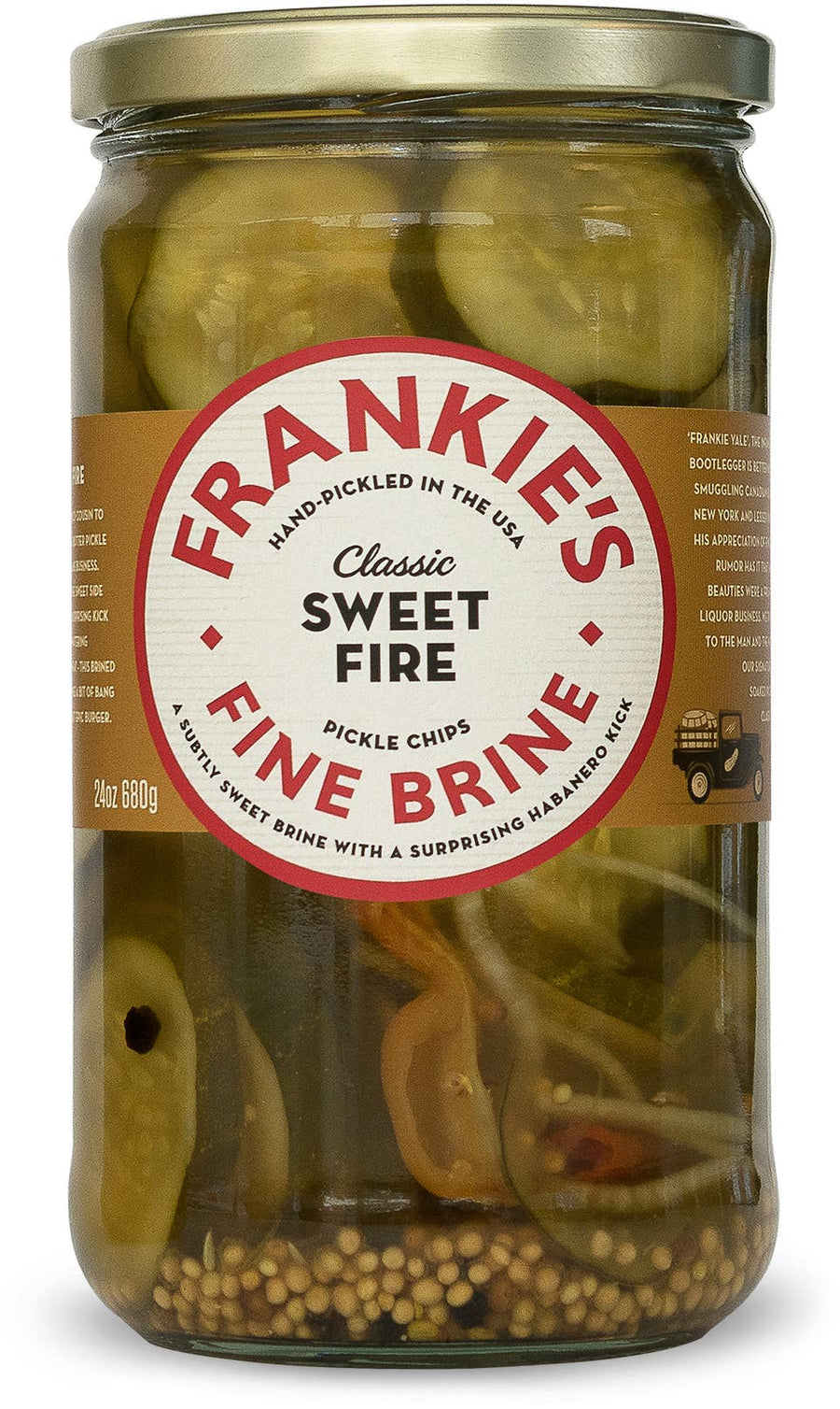 Frankie's Fine Brine Sweet Fire Pickle 