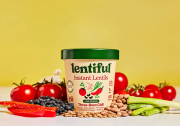Lentiful 'Low Sodium Three-Bean Chili' Instant Lentils
