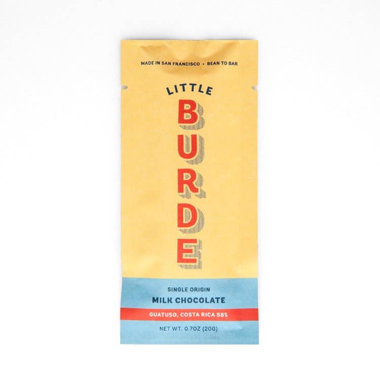 Little Burde Costa Rica, Guatuso 58% Milk Chocolate Bar