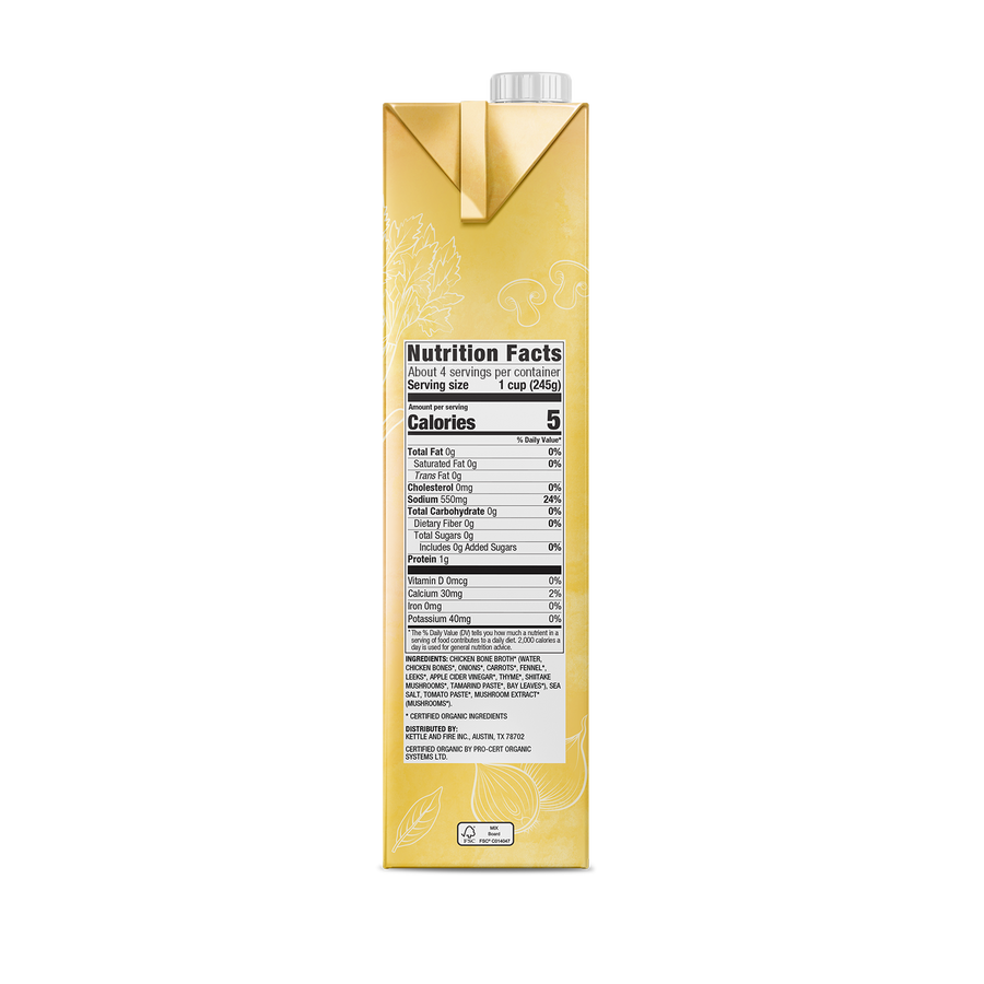 Kettle & Fire Organic Chicken Broth