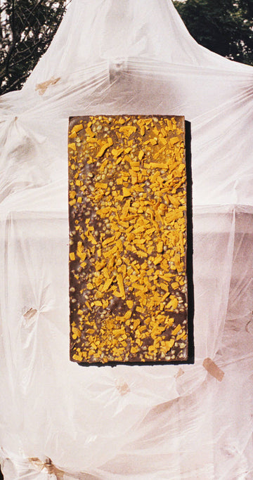 Casa Bosques Puffed Quinoa, Coconut & Tumeric Dark Chocolate