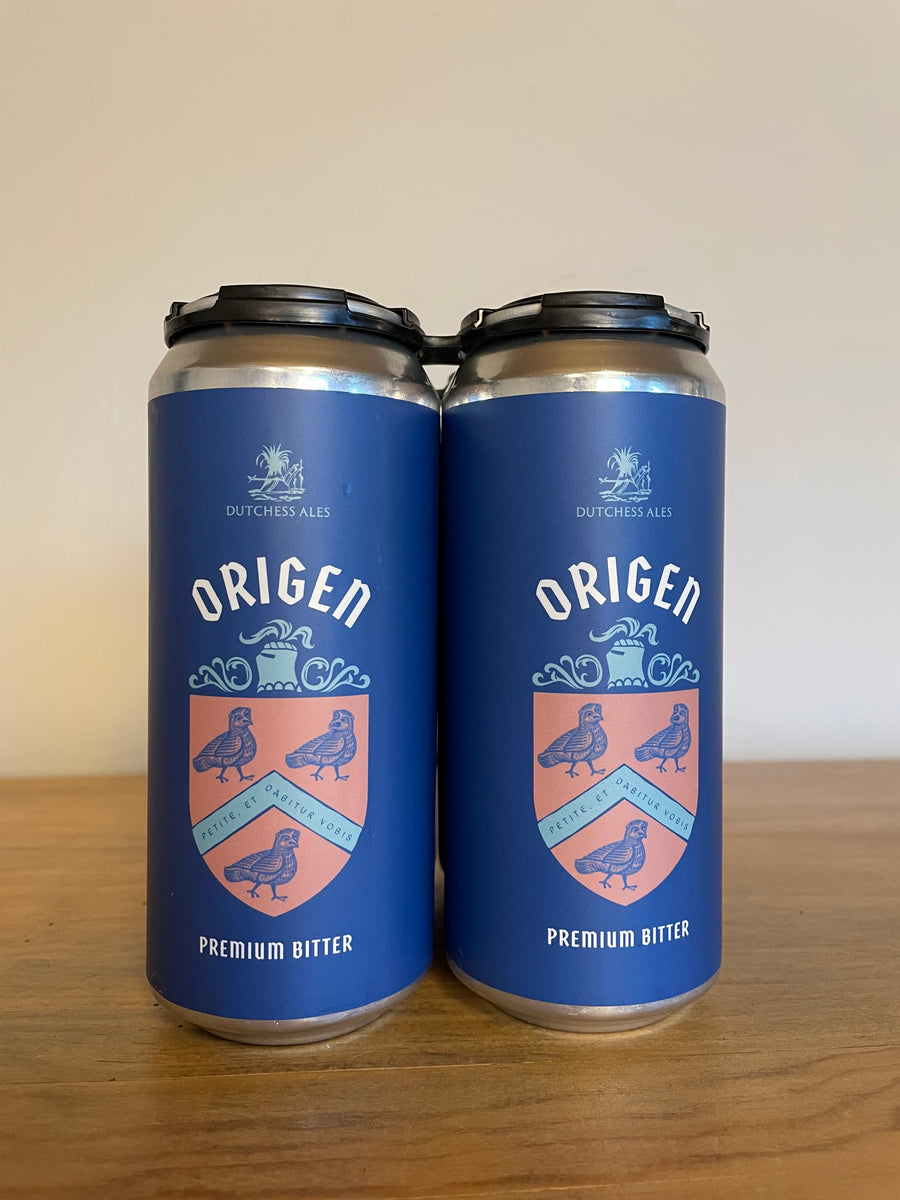 Dutchess Ales, Origen, Bitter (4pk)