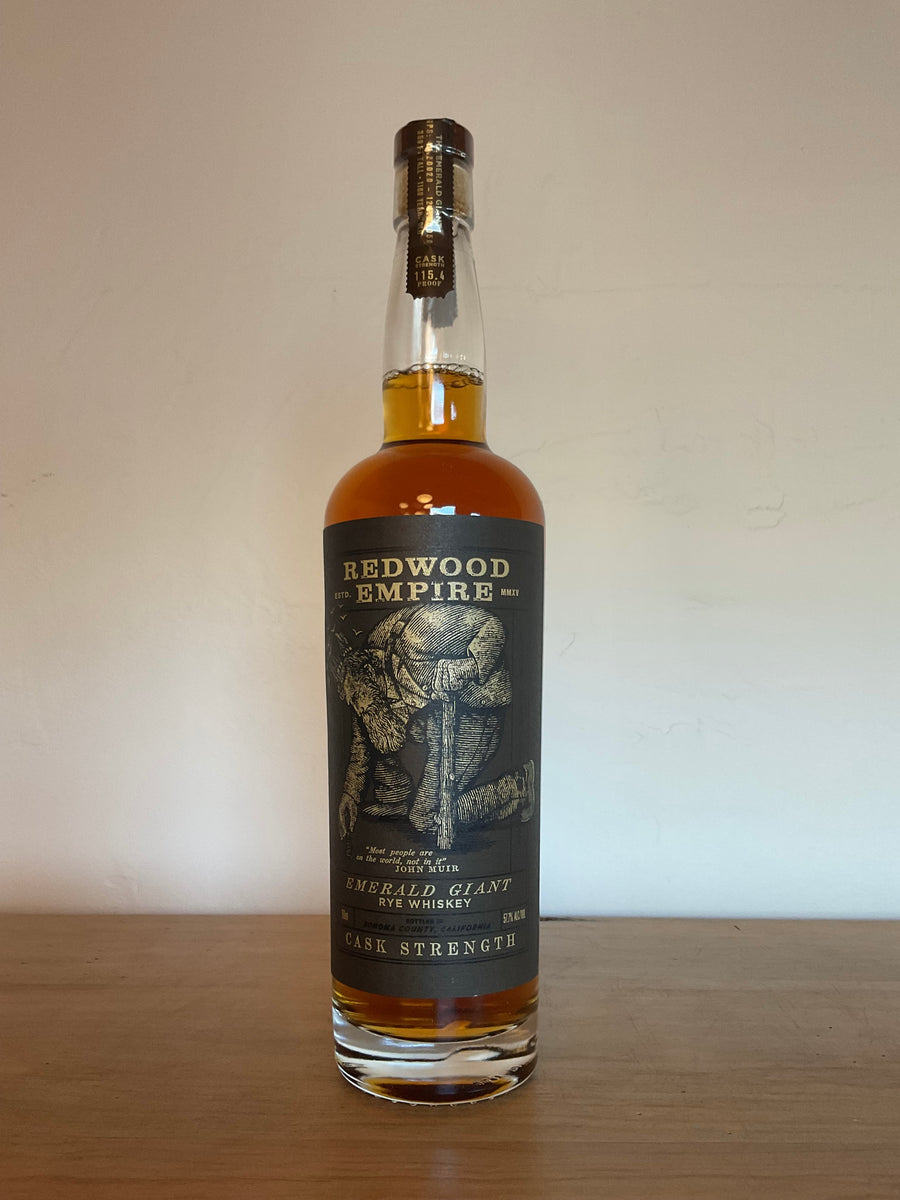 Redwood Empire 'Emerald Giant' Cask Strength Rye Whiskey