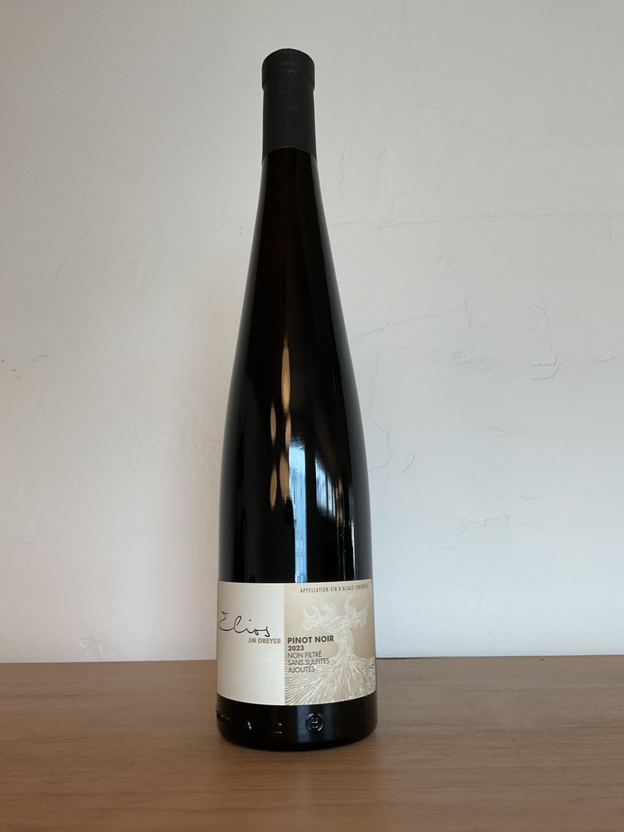 Bottle of 2023 Jean-Marc Dreyer 'Elios' Pinot Noir
