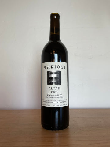 bottle of 2023 Marioni 'Altar' Cabernet Sauvignon