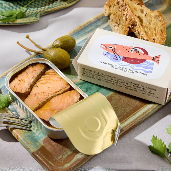 Jose Gourmet Cold-Smoked Trout Fillets In Dill And Fennel