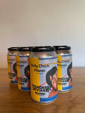 Standard Deviant, Body Check, Czech Style Pilsner (6pk)