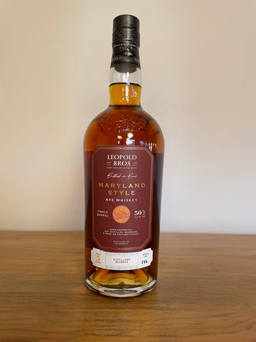 Leopold Bros., Maryland Style Rye Whiskey (750ml)