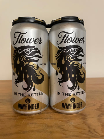 Four pack of Wayfinder, Flower In The Kettle, Hazy IPA 
