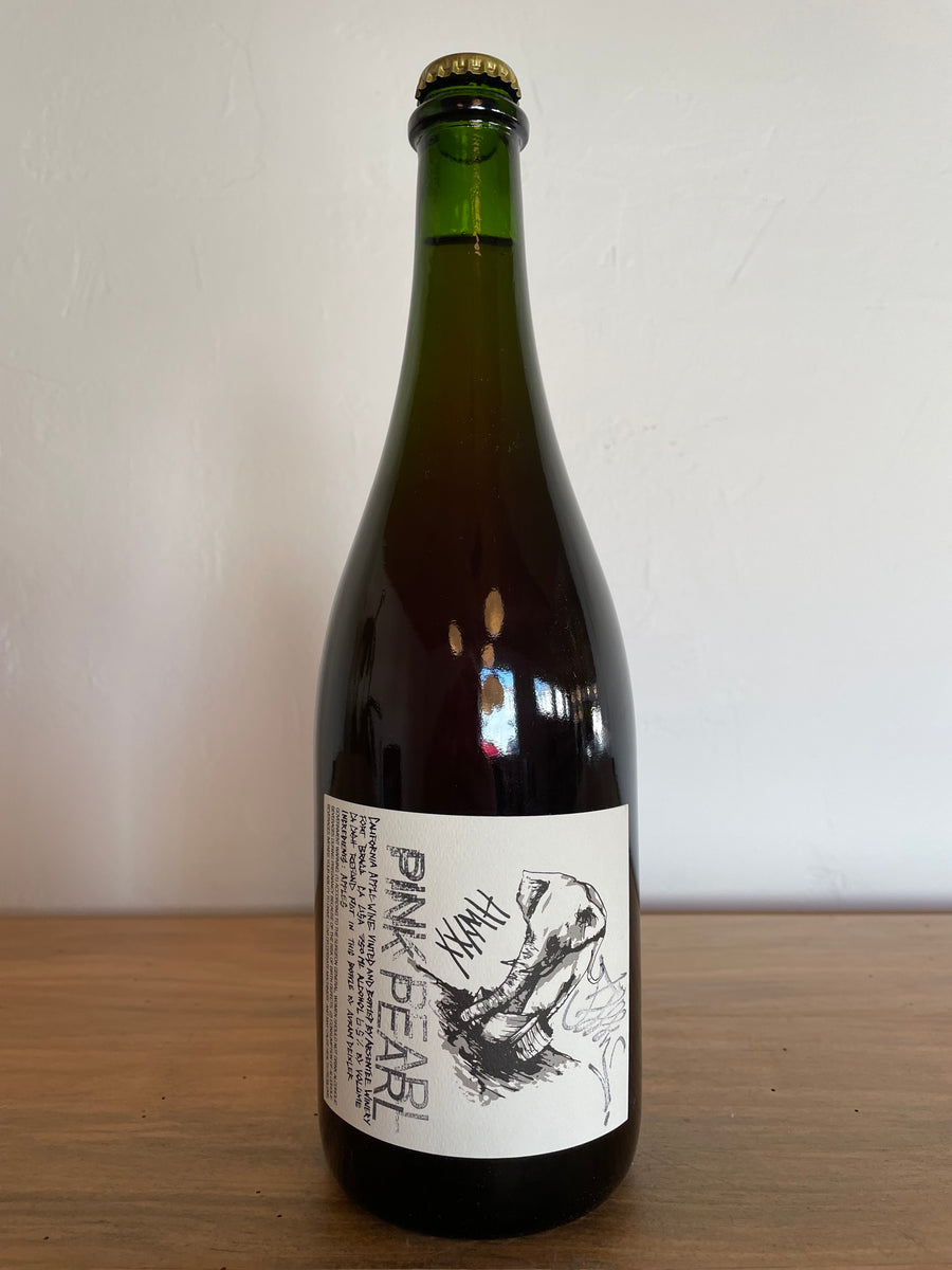 Bottle of 2023 Absentee 'Pink Pearl' Cider Wine