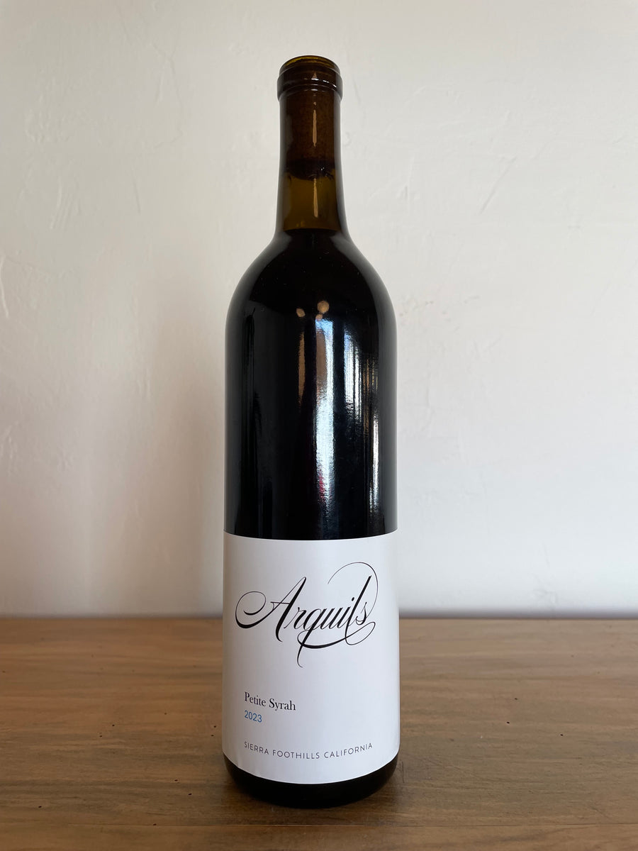 Bottle of 2023 Arquils, Petite Syrah