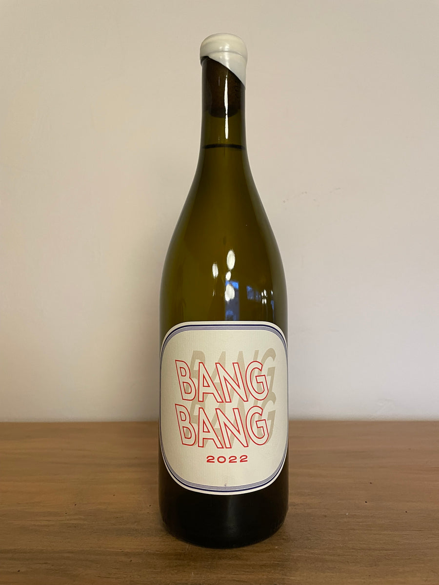 Bottle of 2022 Subject To Change, Bang Bang, Chardonnay