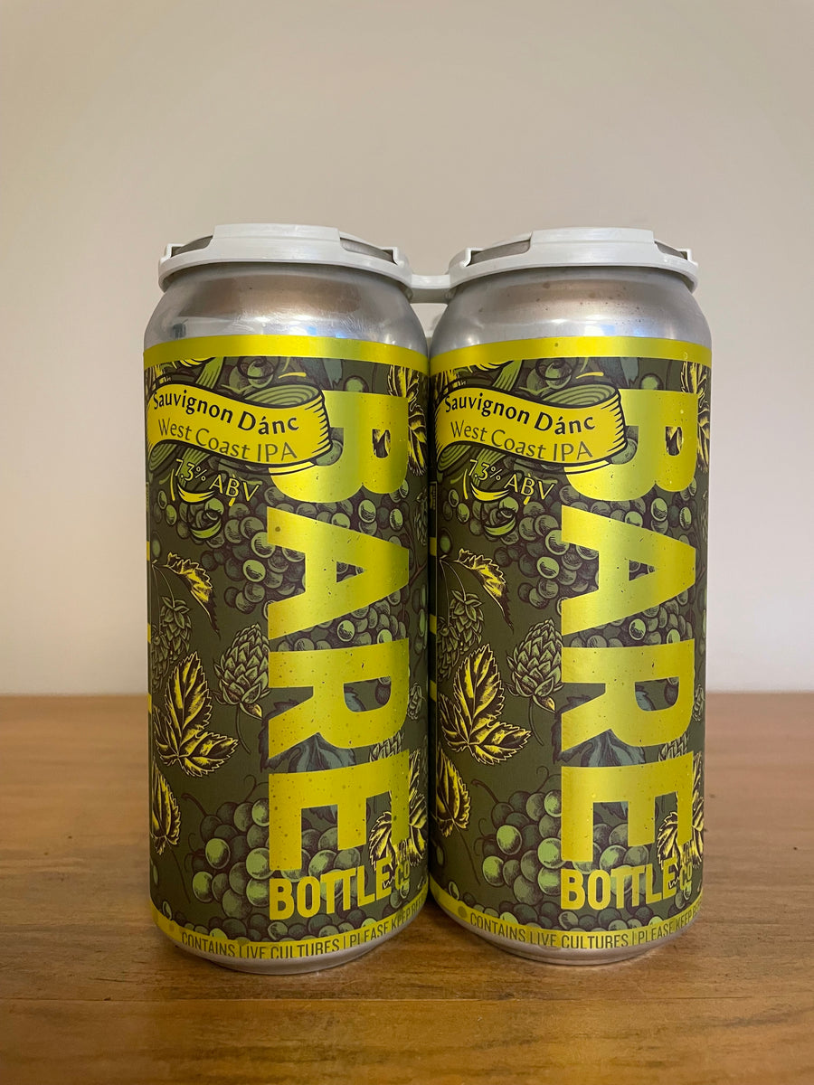 Four pack of Barebottle, Sauvignon Danc, West Coast IPA 