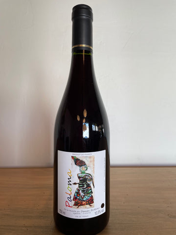Bottle of 2023 Damien Bureau 'Paloma' Red Blend