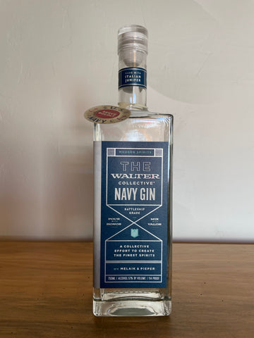 Bottle of The Walter Collective 'Navy Strength' Gin