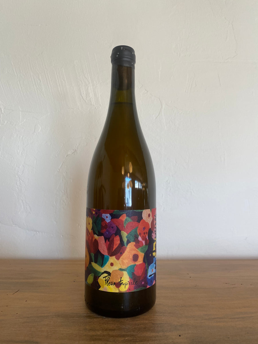 Bottle of 2022 Les Valseuses 'Fleur Tropical' Skin Fermented White