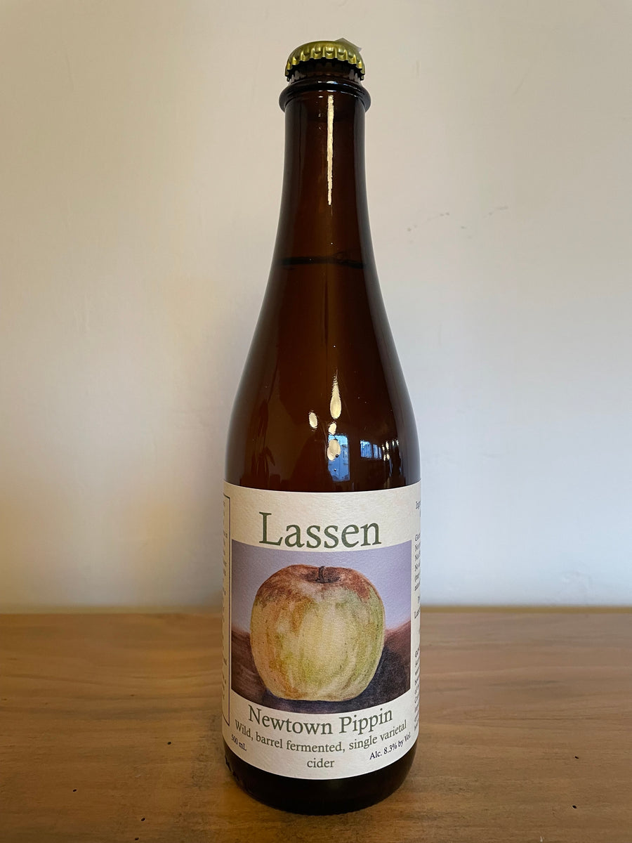 Bottle of 2024 Lassen, Newtown Pippin, Cider