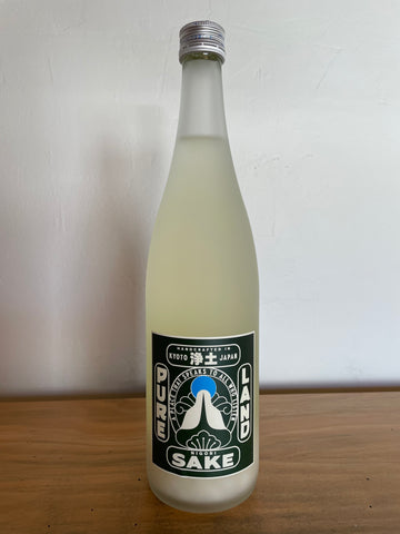 Bottle of Pure Land Sake Pet Nat Nigori