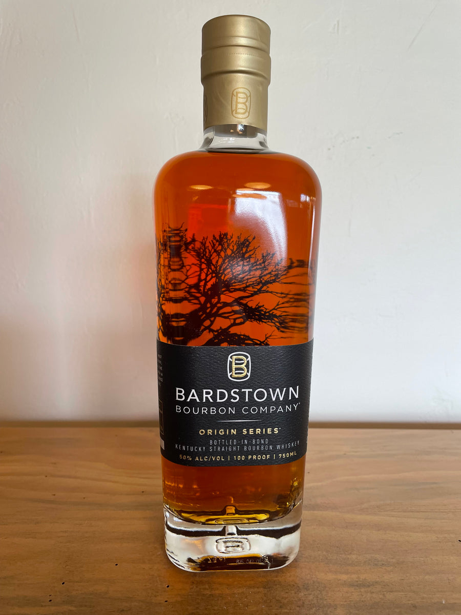 Bottle of Bardstown 'Origin' Straight Bourbon Whiskey
