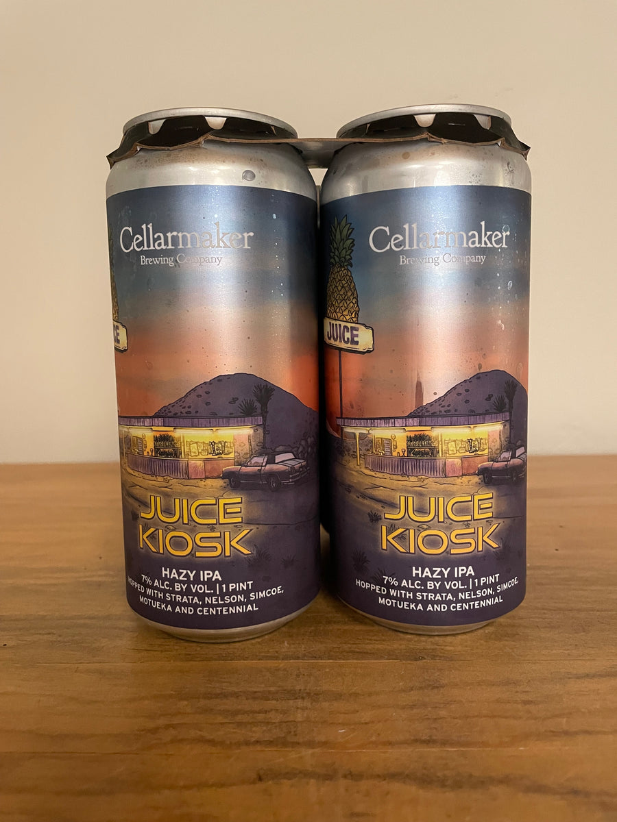 Cellarmaker, Juice Kiosk, Hazy IPA (4pk)