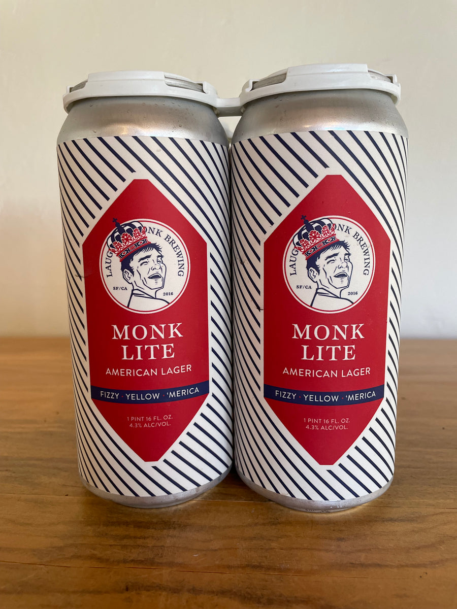 Laughing Monk, Monk Lite, Lager (4pk)