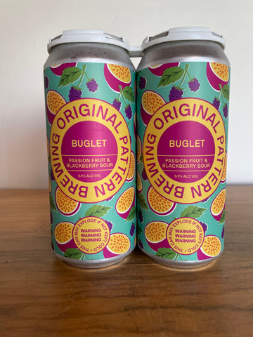Original Pattern, Buglet, Passion Fruit & Blackberry Sour Ale (4pk)