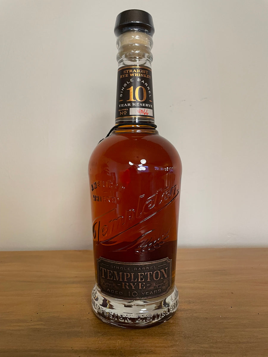 Templeton 10yr Rye Whiskey