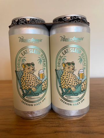 Tripping Animals, Drink Eat Sleep Repeat, Session Hazy (4pk)