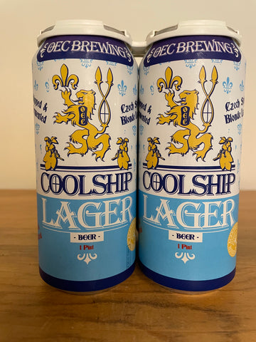 OEC, Coolship, Czech Style Blonde Lager (4pk)