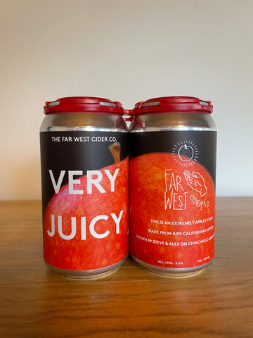 Far West Very Juicy Apple Cider (4pk)