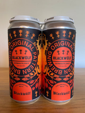Original Pattern, Blackwulf, German Style Pilsner (4-pk)
