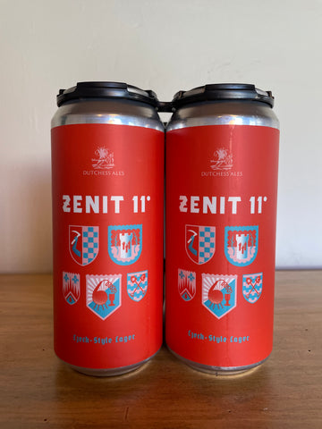 Dutchess Ales 'Zenit 11°’ Czech Style Lager (4-pk)